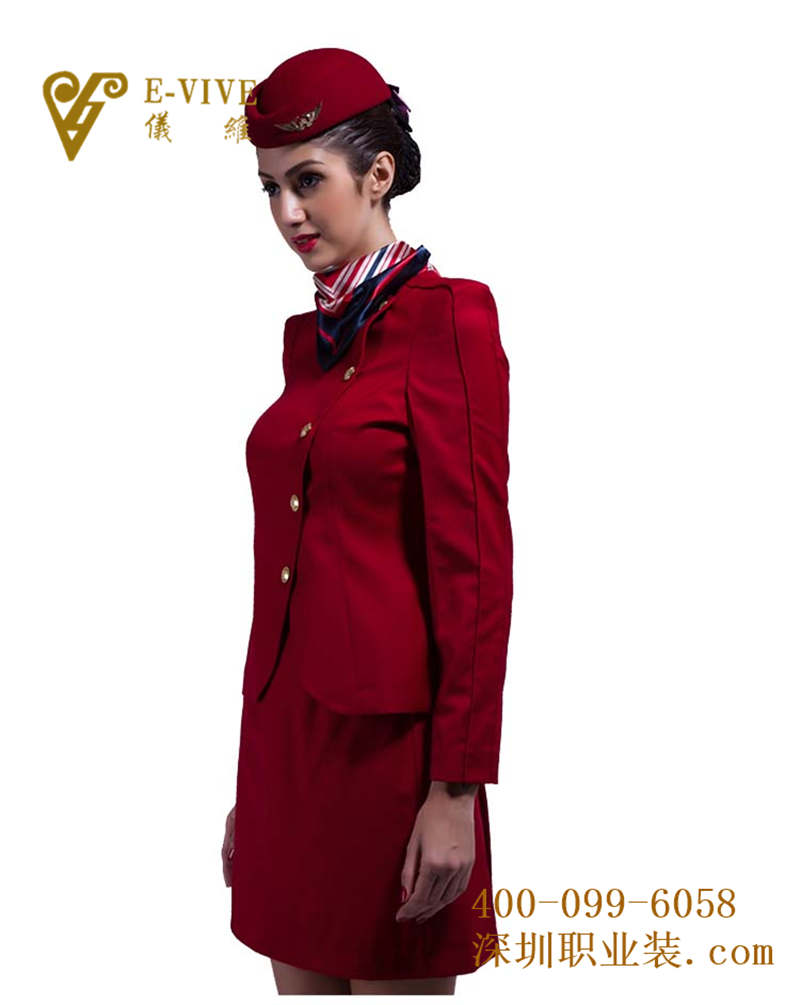 航空公司工作服定制-wsdhk0022