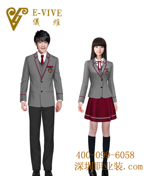 中學(xué)冬季制服裝