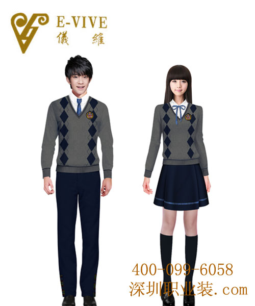 中學(xué)春秋制服裝